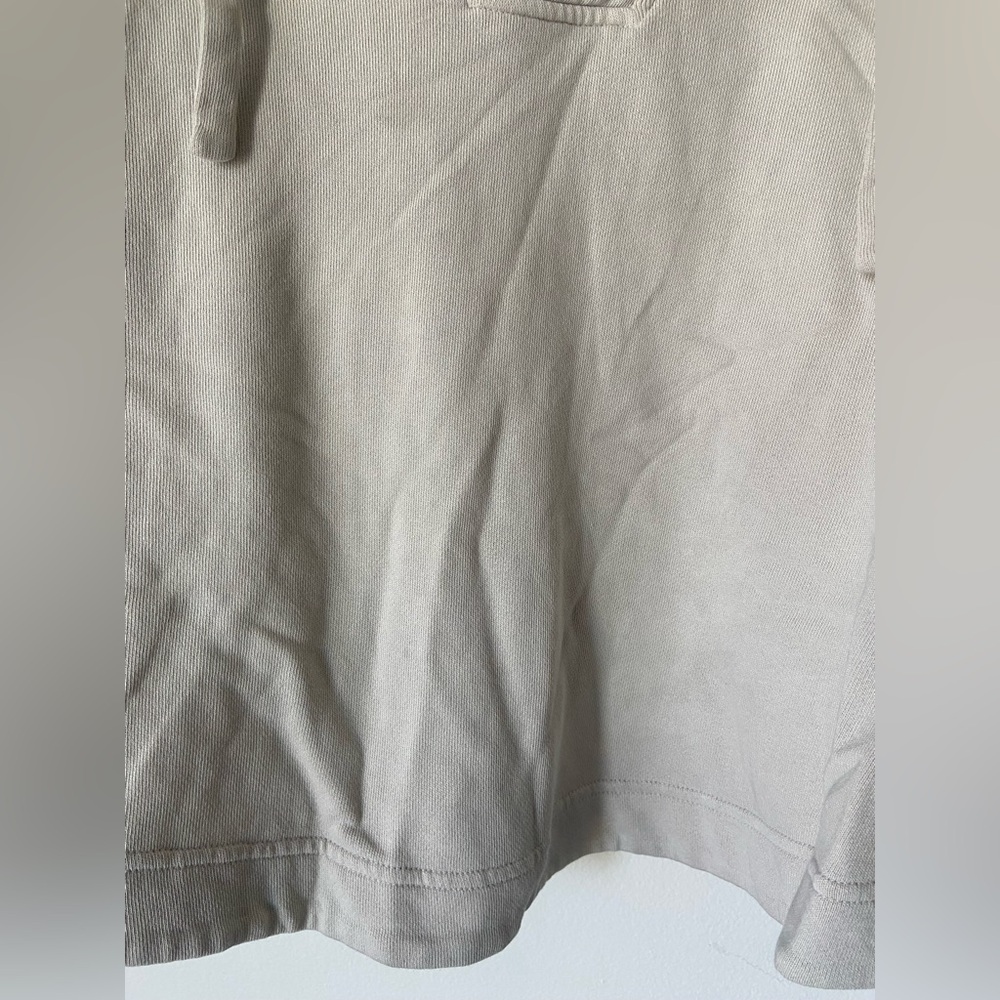 Old Navy SoComfy Terry Oversized Beige Hoodie Sweater Tunic Length - Picture 9 of 10